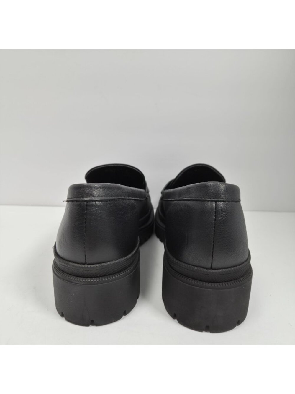 Patina Zoe Portland Leather Women's Black Leather Chunky Loafer Shoes US Size 11 - Picture 4 of 9